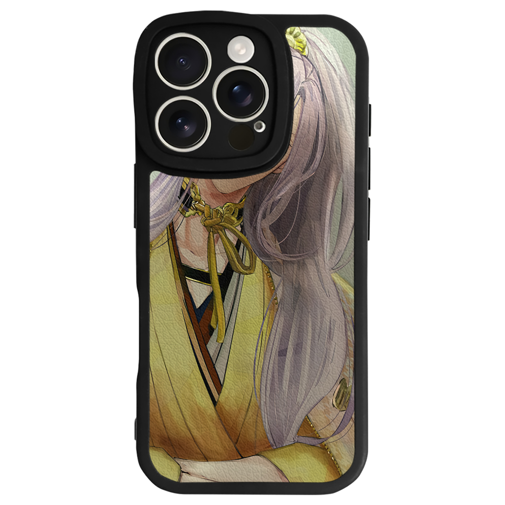 （画像用） 刀剣乱舞 Touken Ranbu 【iPhone 16シリーズ対応】シリコンスマホケース（レザー調） 材質：シリコン